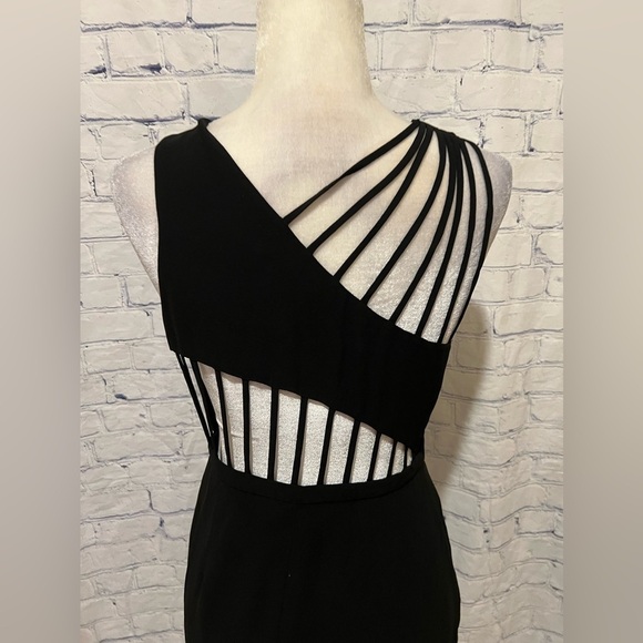 Lost April Women Black Strappy Sexy Cocktail Dress Size Small - Picture 5 of 8
